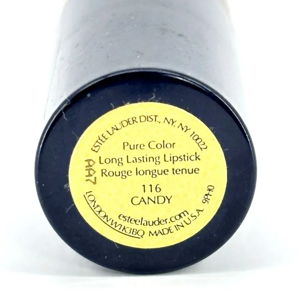 Estee Lauder Pure Color Lipstick CANDY #116 Full Size Long Lasting Lipstick NEW